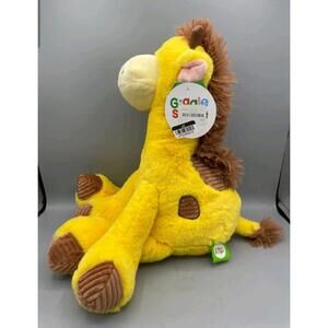 Target 14'' Yellow Brown Giraffe Stuffed Zoo Animal - Gigglescape NWT